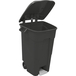 POUBELLE 120L NOIRE AVEC PEDALE - TAYG - 15977