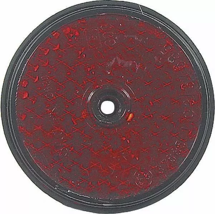 Catadioptre rouge trou central diam.61 AJ.BA - 16086