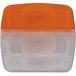 Cabochon blanc/orange pour lanterne - 16149