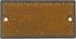 Catadioptre 2 trous 105x44mm orange AJ.BA - 16208