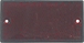 Catadioptre 2 trous 105x44mm rouge AJ.BA - 16212