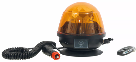 Gyrophare LED sur batterie 7,4V 2600mAh base magnétique avec télécommande SODIFLASH - 16376
