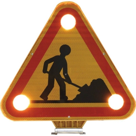 Triangle double face « chantier » led - 16437