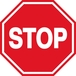 Panneau stop rigide 300mm TALIAPLAST - 16574