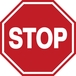 Panneau stop rigide 300mm TALIAPLAST - 16574