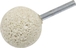 Meule pierre sphérique 40mm queue de 6mm REMA TIP TOP - 16632