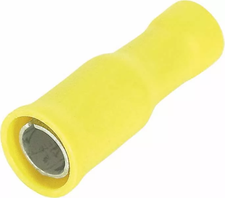 10 cosses cylindriques m5 jaune isolees - 1684810