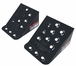 Lot de 2 cales de roue en acier 230x200x125mm pour pl - 16942