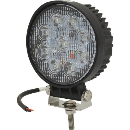 Phare de travail rond 9 led 27w 1800 lumens longue portee - 17060