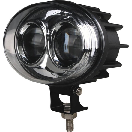Phare de travail ovale longue portee 2leds cree bleu 6w SODIFLASH - 17120