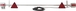 Rampe eclairage led standard 1.6m cable 12m SODIFLASH - 17126