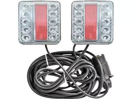 Kit signal.7m50 magnetique a led entre feux 2.5m rouge/blanc SODIFLASH - 17237