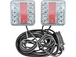 Kit signal.7m50 magnetique a led entre feux 2.5m rouge/blanc SODIFLASH - 17237