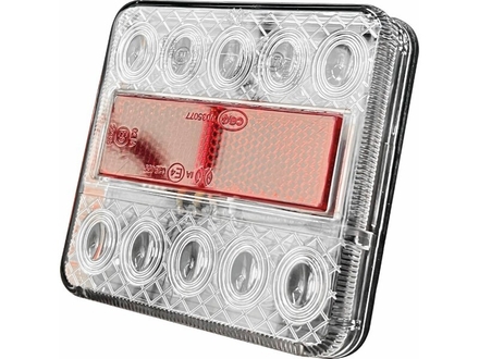 Lanterne 4 fonctions carree a leds blanc/rouge SODIFLASH - 17250