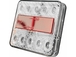 Lanterne 4 fonctions carree a leds blanc/rouge SODIFLASH - 17250