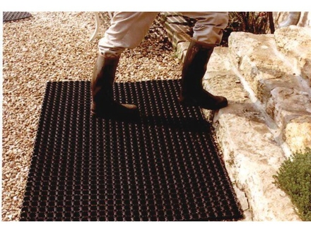 Tapis caillebotis 100% caoutchouc 80x120cm - 17259