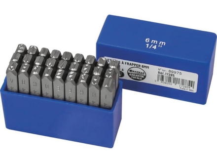 Lettre a frapper 6mm (1/4') DRAKKAR TOOLS - 17285