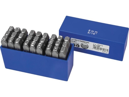 Lettre a frapper 8mm (5/16') DRAKKAR TOOLS - 17286