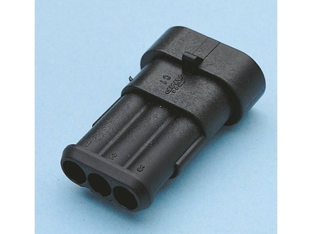 Lot 10 connecteur etanche serie 15mm p/ fiche male 3 plots - 17301
