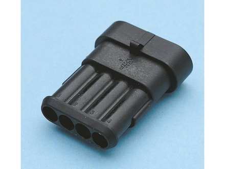 Lot 5 connecteur etanche serie 15mm p/ fiche male 4 plots - 17303