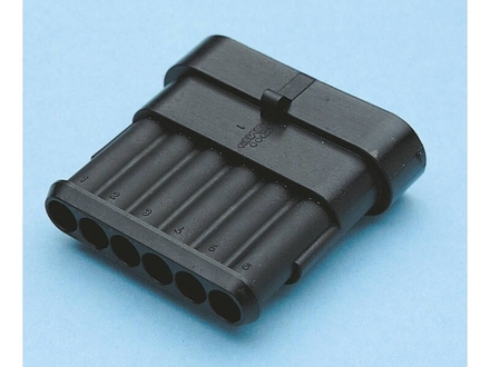 Lot 5 connecteur etanche serie 15mm p/ fiche male 6 plots - 17307