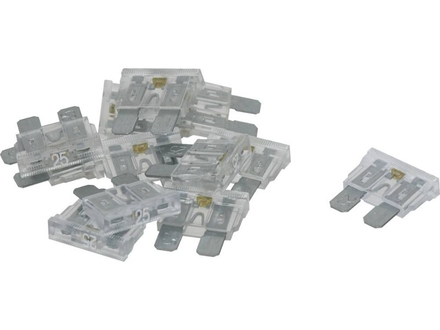 25 FUSIBLE UNIVERSEL ENFICHABLE 25A BLANC 19*122*5 - 17331