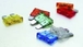 25 FUSIBLE UNIVERSEL ENFICHABLE 30A VERT 19*122*5 - 17332