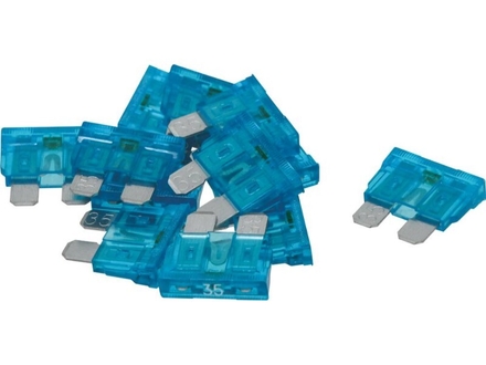 25 FUSIBLE UNIVERSEL ENFICHABLE 35A VERT 19*122 - 17333