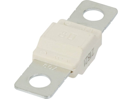 5 FUSIBLES MIDI SERIE 55 32V 80A BLANC 40*12 D53MM - 17340