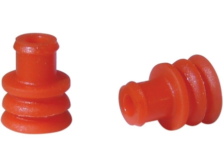 Lot 100 bouchons d'etancheite rouges d25mm a 33mm - 17363