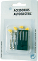 Kit de connecteurs 4 plots male - 17378