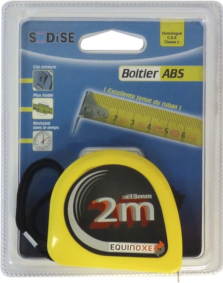 2M X 13MM BOITIER ABS FLUO EQUINOXE S/CARTE - 17402