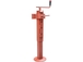 Béquille acier carré de 80mm course de 300mm 1200kg avec fixation réglable - 17538