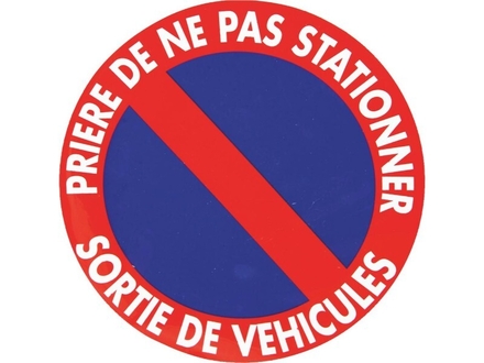 PANNEAU 'STATIONNEMENT INTERDIT' D.195 -17573