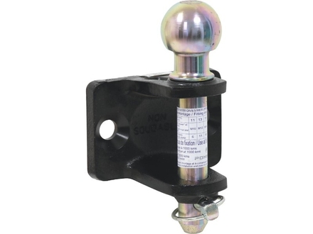 Chape mixte 3t5 2 trous diam 17 entraxe 90 (avec visserie) POMMIER - 17576