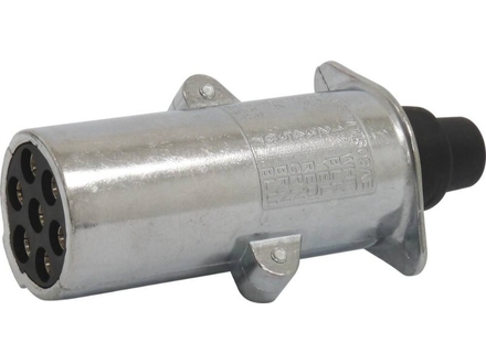 Fiche 24v 7p/n en aluminium SODELEC - 17612