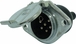 Prise 24v 7p/s en aluminium - 17613
