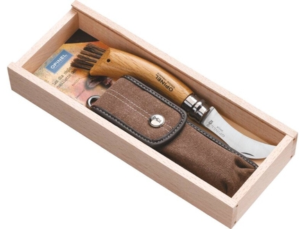 Plumier couteau champignon en hetre + etui OPINEL - 17650
