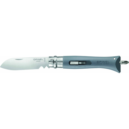 COUTEAU OPINEL BRICOLAGE COULEUR GRIS N°9 - OPINEL - 17653