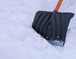Pelle a neige pvc noir 43cm + manche bois 100cm - 17700