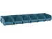 Kit 6 boites a bec 600x168x75 bleu - 17704