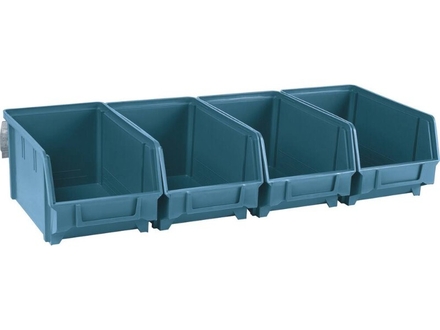 Kit 4 boites a bec 600x240x125 bleu - 17712