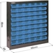 Armoire metallique 54 boites a bec 672x205x950 - 17719