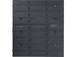PANNEAU PLASTIQUE SUPPORT BOITES A BEC ECOBOX 350X385X20MM -17726