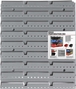 PANNEAU PLASTIQUE SUPPORT BOITES A BEC ECOBOX 350X385X20MM -17726