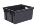 Bac de rangement 30l superposable 441x345x235 gris EDA - 17738