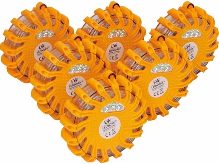 Mallette rechargeable 6 balises 'flash led' - 17929