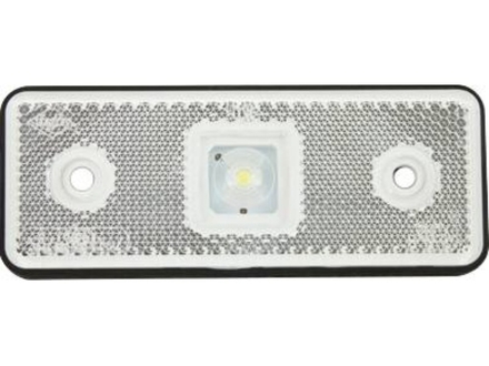 Catadioptre rectangulaire blanc 110x41 a led - 17937