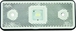 Catadioptre rectangulaire blanc 110x41 a led - 17937