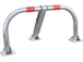 Barriere de parking tube acier avec cylindre VISO - 18143